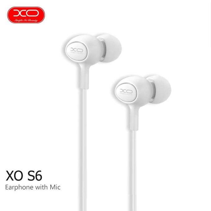 Handsfree 3.5mm XO Design S-6 Candy, Бял