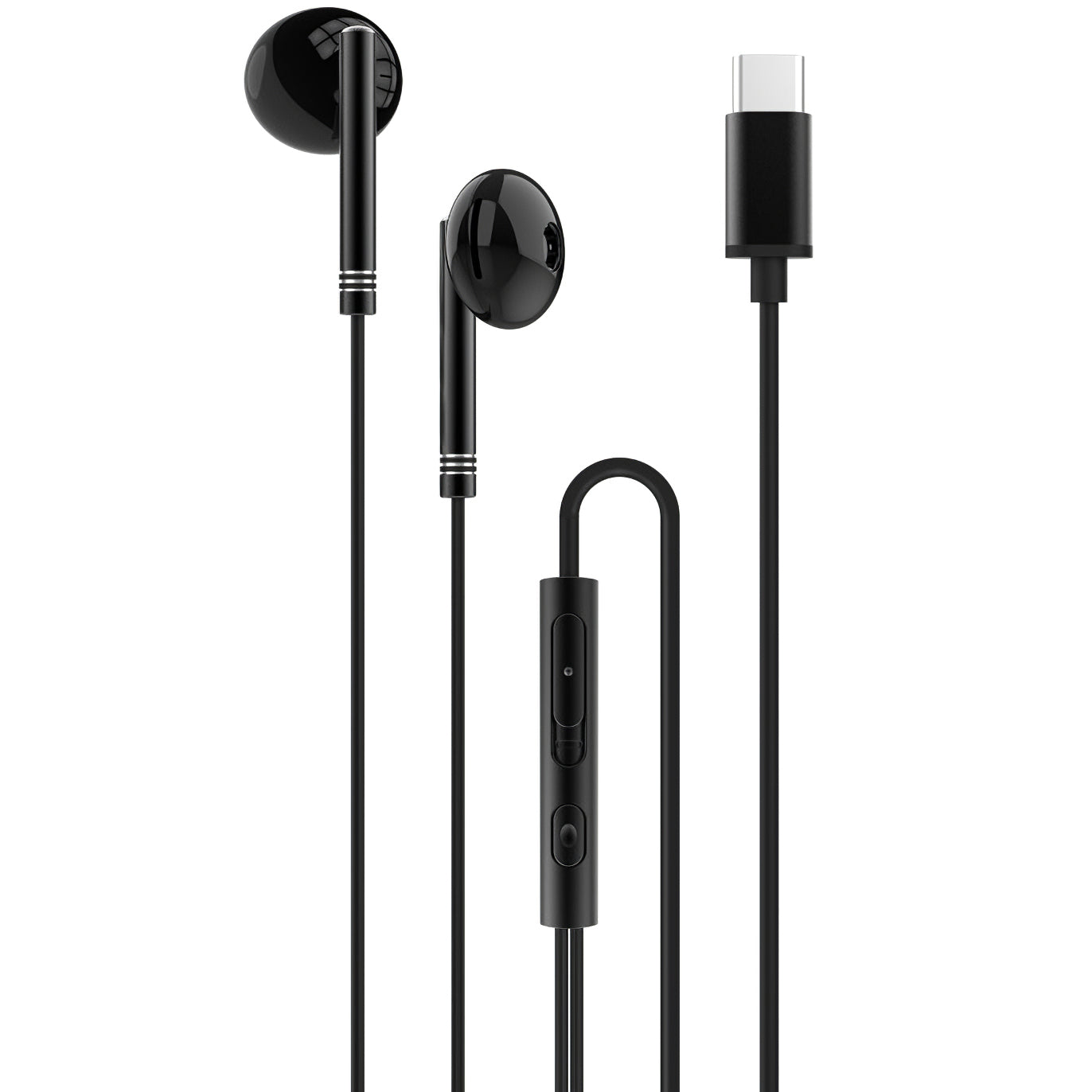 Handsfree USB-C XO Design EP29, Черен