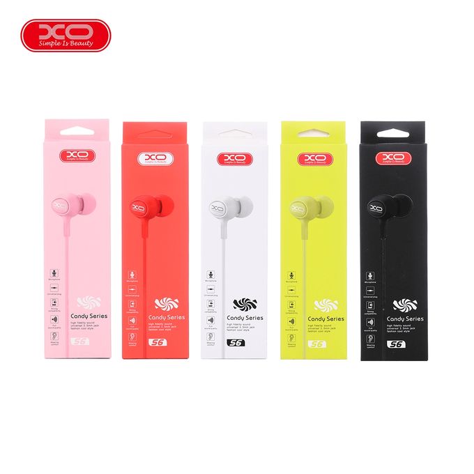 Handsfree 3.5mm XO Design S-6 Candy, Бял
