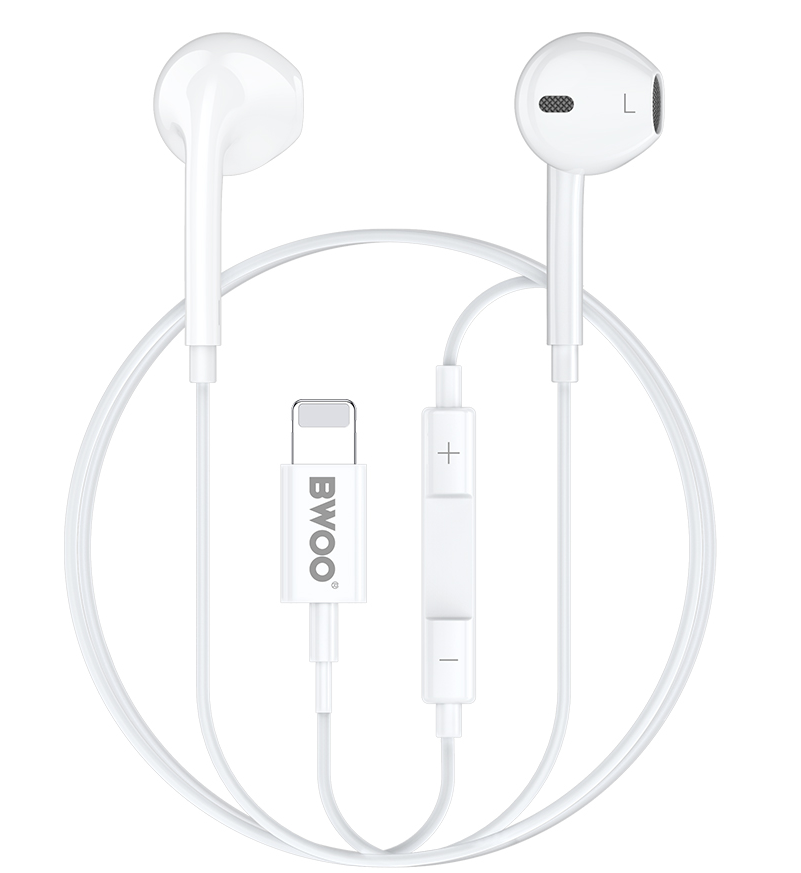 Слушалки Lightning BWOO BO-HF179, бели