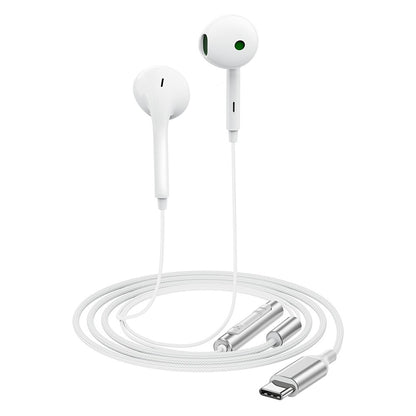 Handsfree USB-C Acefast L7, Бял