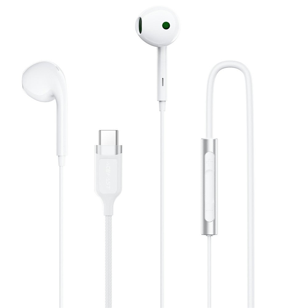 Handsfree USB-C Acefast L7, Бял