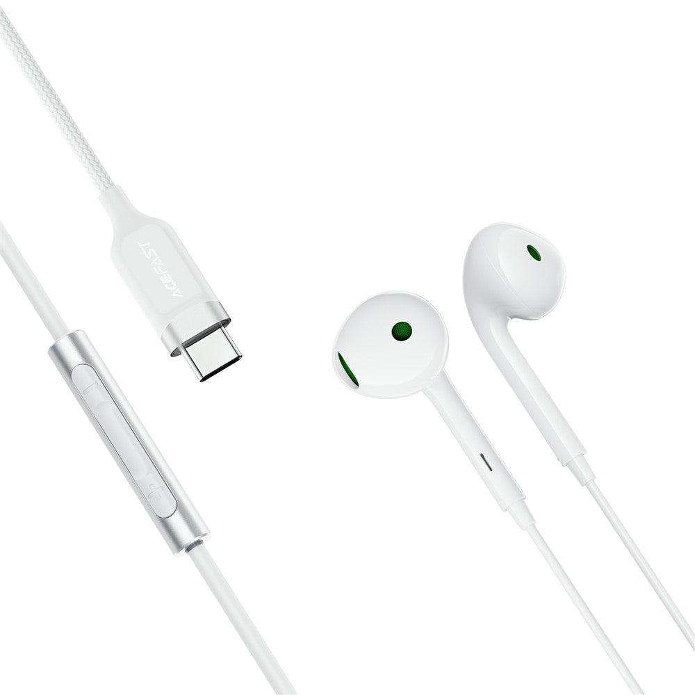 Handsfree USB-C Acefast L7, Бял