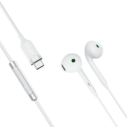 Handsfree USB-C Acefast L7, Бял