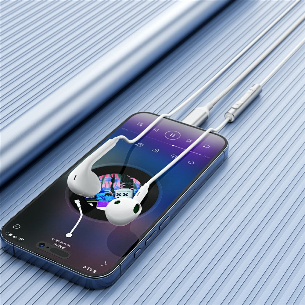 Handsfree USB-C Acefast L7, Бял
