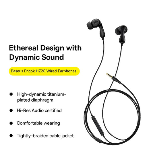 Handsfree USB-C Baseus Encok CZ20, Черен A00171400113-00