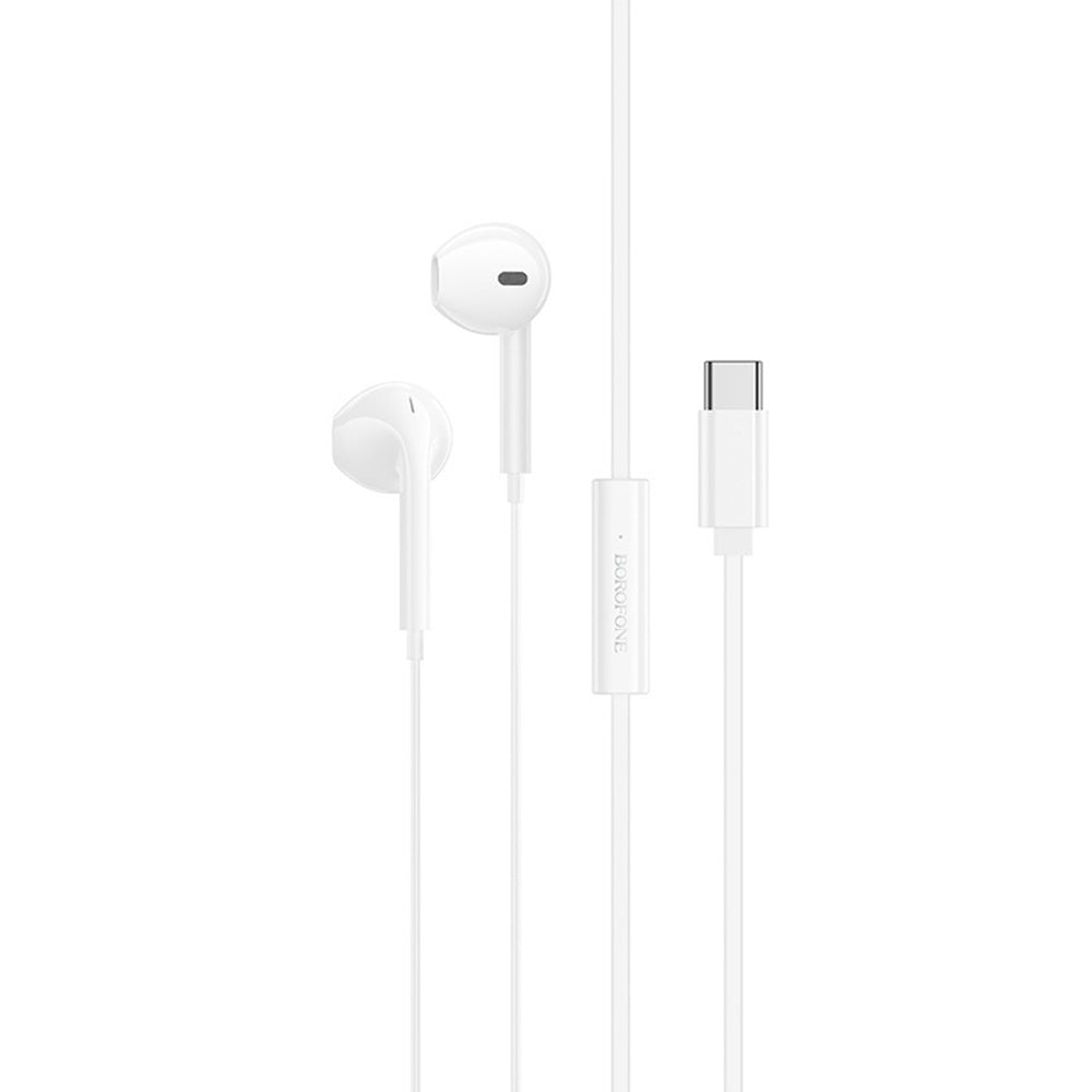 Handsfree USB-C Borofone BM99 Star, Бял