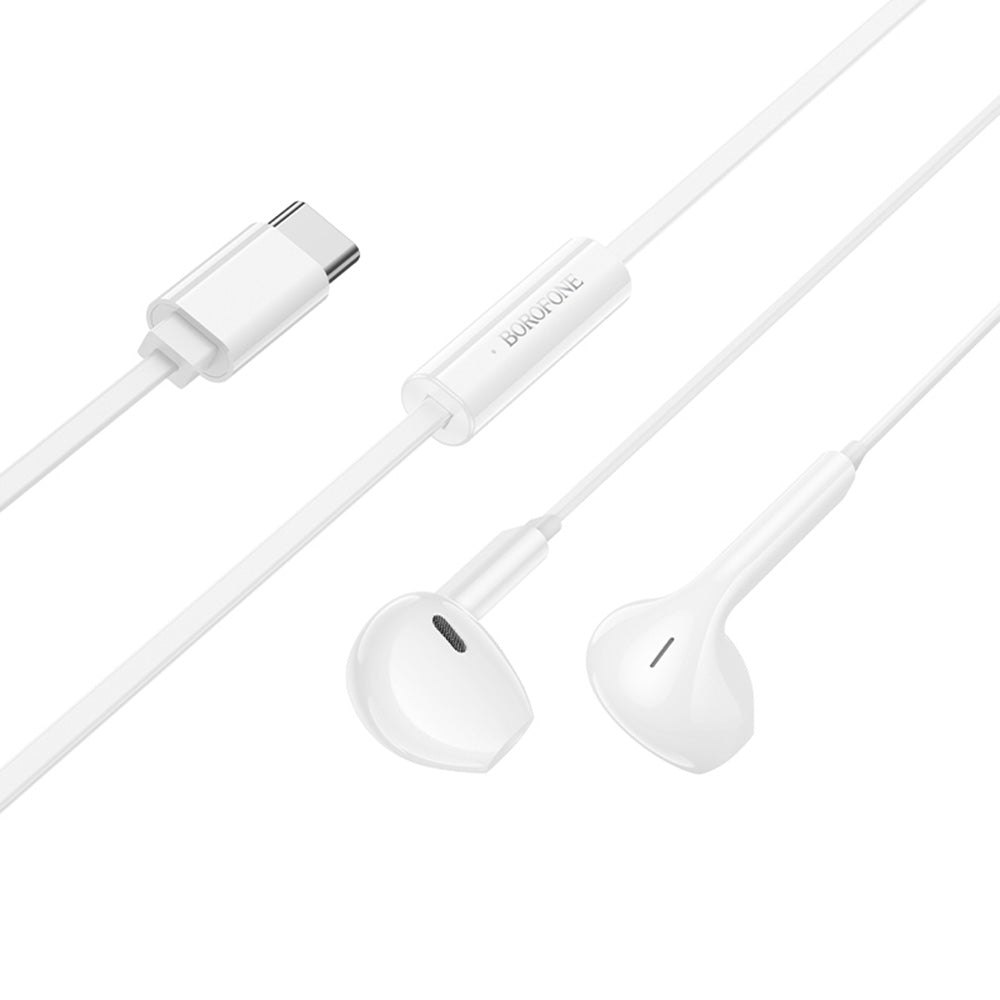 Handsfree USB-C Borofone BM99 Star, Бял