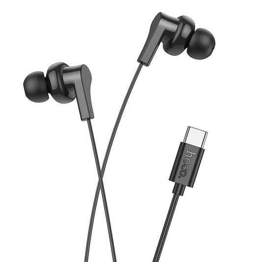 Handsfree USB-C HOCO M114, черен 