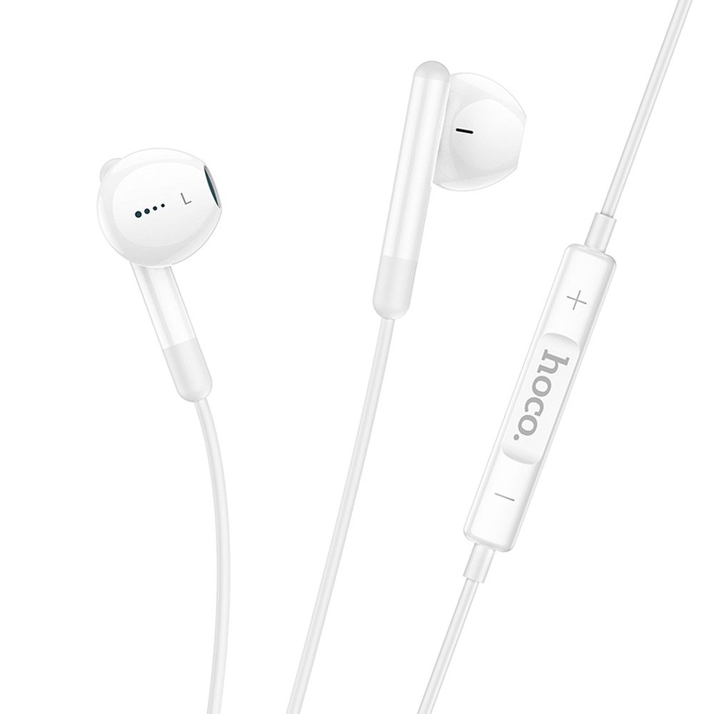 Handsfree USB-C HOCO M93, бял