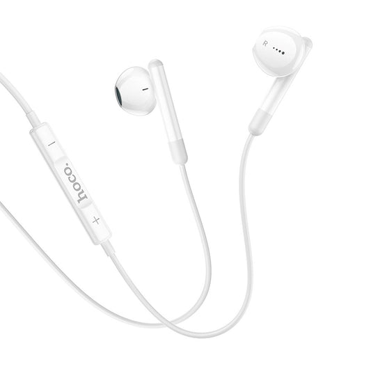 Handsfree USB-C HOCO M93, бял