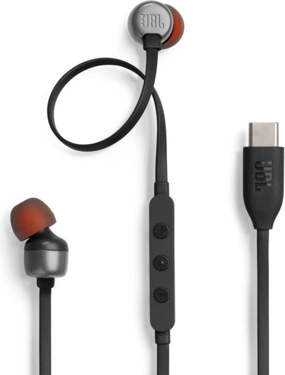 Handsfree USB-C JBL Tune 310C, Черен JBLT310CBLK