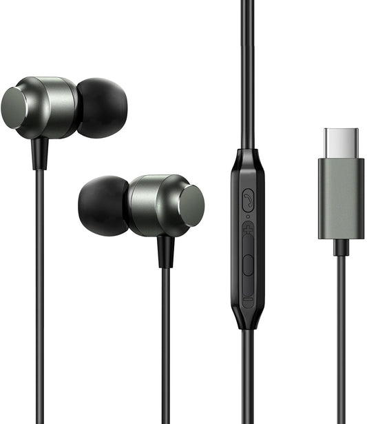 Handsfree USB-C Joyroom JR-EC06, Сив