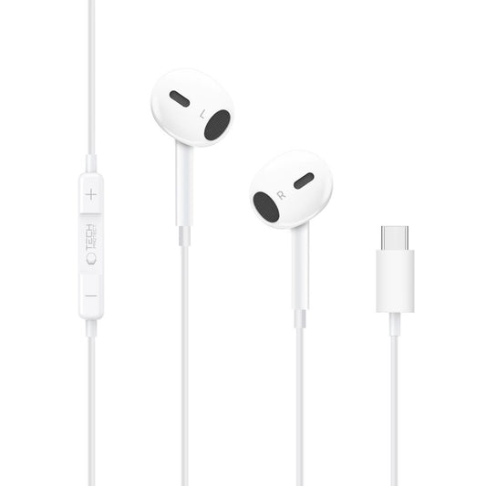 Handsfree USB-C Tech-Protect Ultraboost Core G2, Бял 