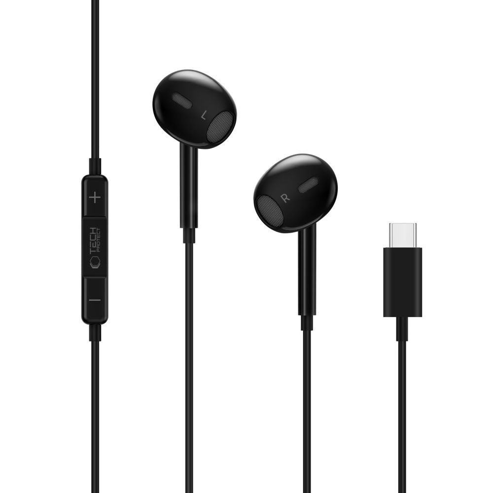 Handsfree USB-C Tech-Protect Ultraboost Core G2, Черен