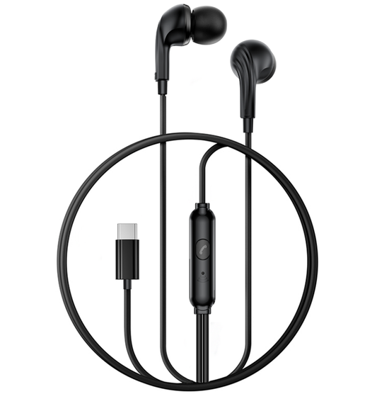 Слушалки с микрофон USB-C XO Design EP82, Черен