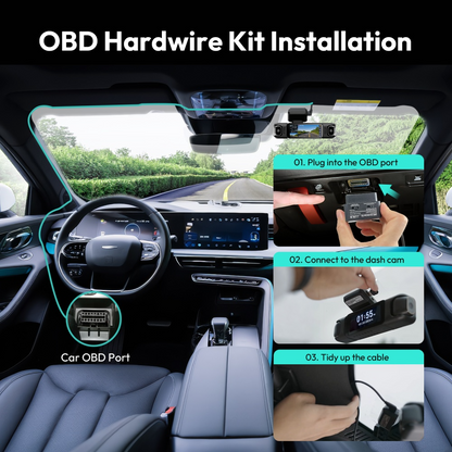 OBD кабел за директно свързване Botslab за камера HK40 Plus / HK30 Pro / G500H Pro / G980H Pro / G300H Pro / V9H / G980H 4CH