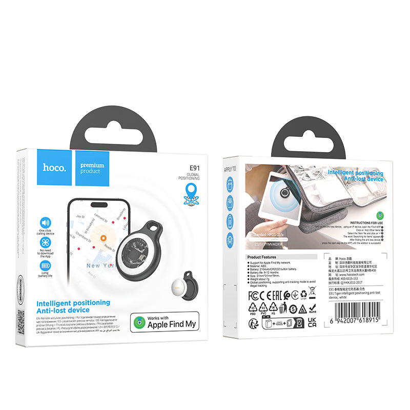 HOCO SmartTag E91 за iOS серия, Черен