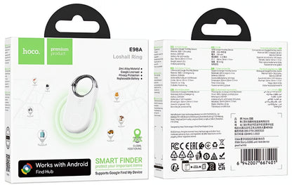 HOCO SmartTag E98A за серията Android, Бял
