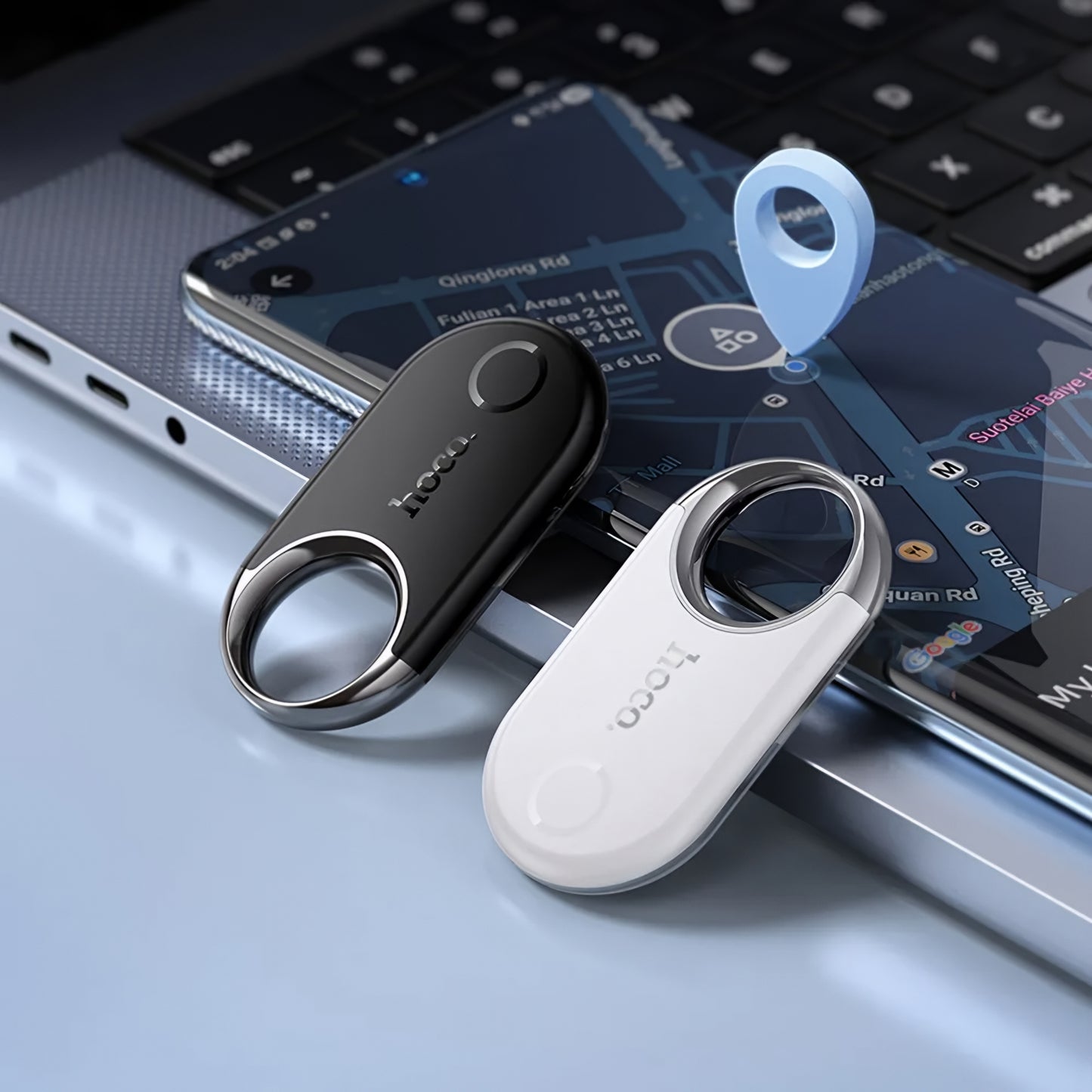 HOCO SmartTag E98A за серията Android, Бял