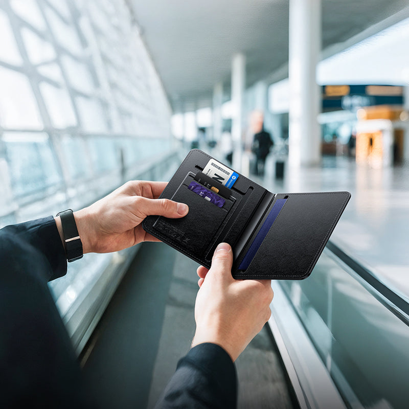 HOCO SmartTag Passport E91G за iOS Series, Черен