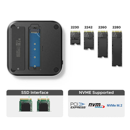 Мултифункционален хъб GREEN CM841 (65487) за Apple Mac Mini M4, Черен