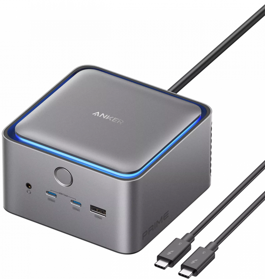 Хъб Thunderbolt Anker Prime TB5, 14в1, Сив A83B53A1