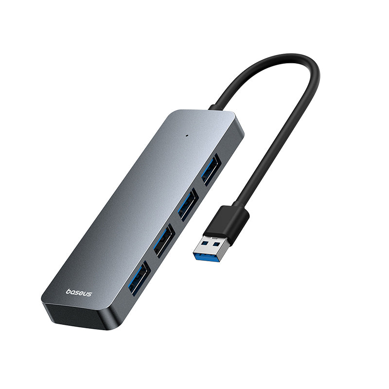 Hub USB Baseus UltraJoy Lite, 4 x USB-A 3.0, Сив B0005280B811-00