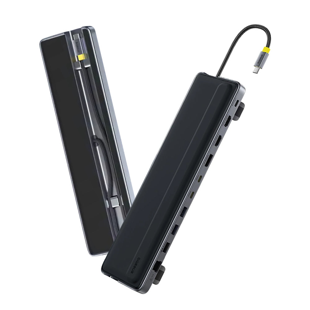 Hub USB-C Baseus EliteJoy EH3, 12in1, Сив B00051300111-00