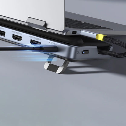 Hub USB-C Baseus EliteJoy EH3, 12in1, Сив B00051300111-00