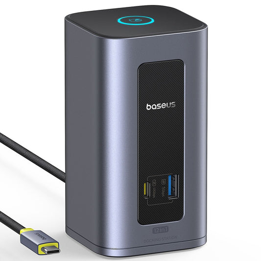Hub USB-C Baseus Nomos NU1 Air Spacemate, 12in1, Сив B0114400