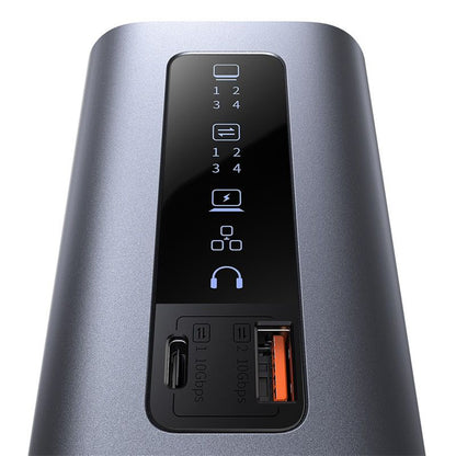 Hub USB-C Baseus SpaceMate, 11in1, Сив B00568101813-00