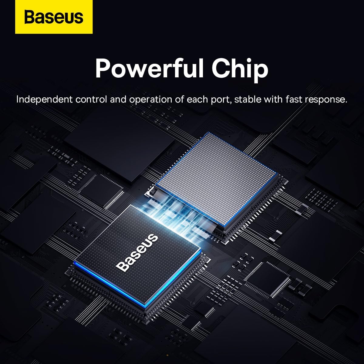 USB-C хъб Baseus UltraJoy, 4 x USB-A 3.0, Сив B0005280A813-03