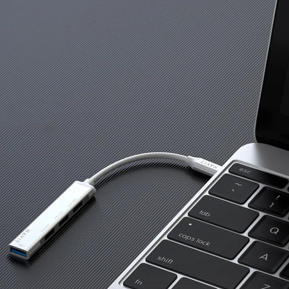 USB-C хъб HAVIT HB41, 4в1, Сребрист
