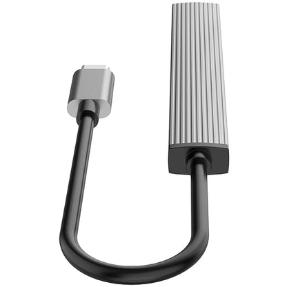 Hub USB-C Orico AH-A13, 1 x USB-A 3.0 - 3 x USB-A, Сив