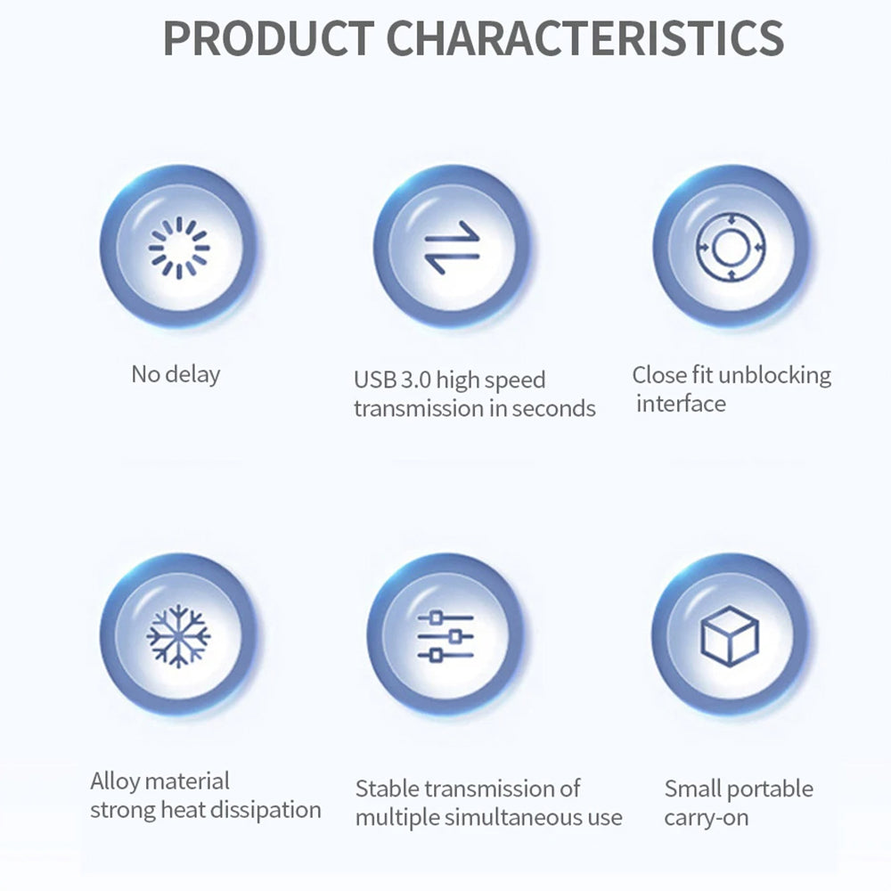 USB-C Techsuit H13 ZenithDock Hub, 4in1, Gray