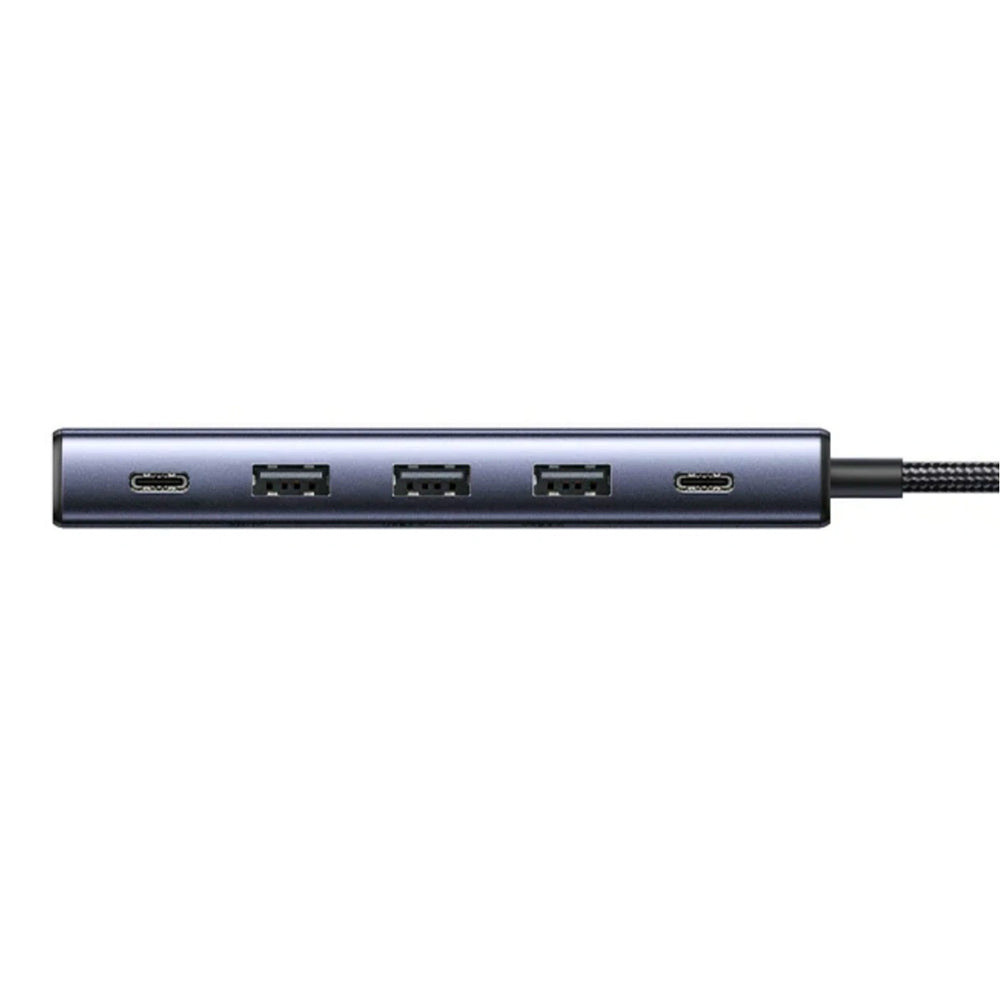 Hub USB-C UGREEN CM511 (75642), 6в1, Сив