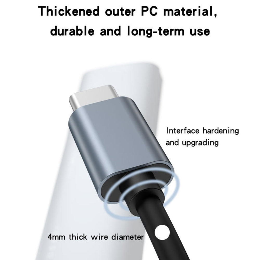 Hub USB-C Yesido HB17, 4в1, Сив