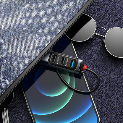 Hub USB-C Yesido HB23, 5в1, Сив