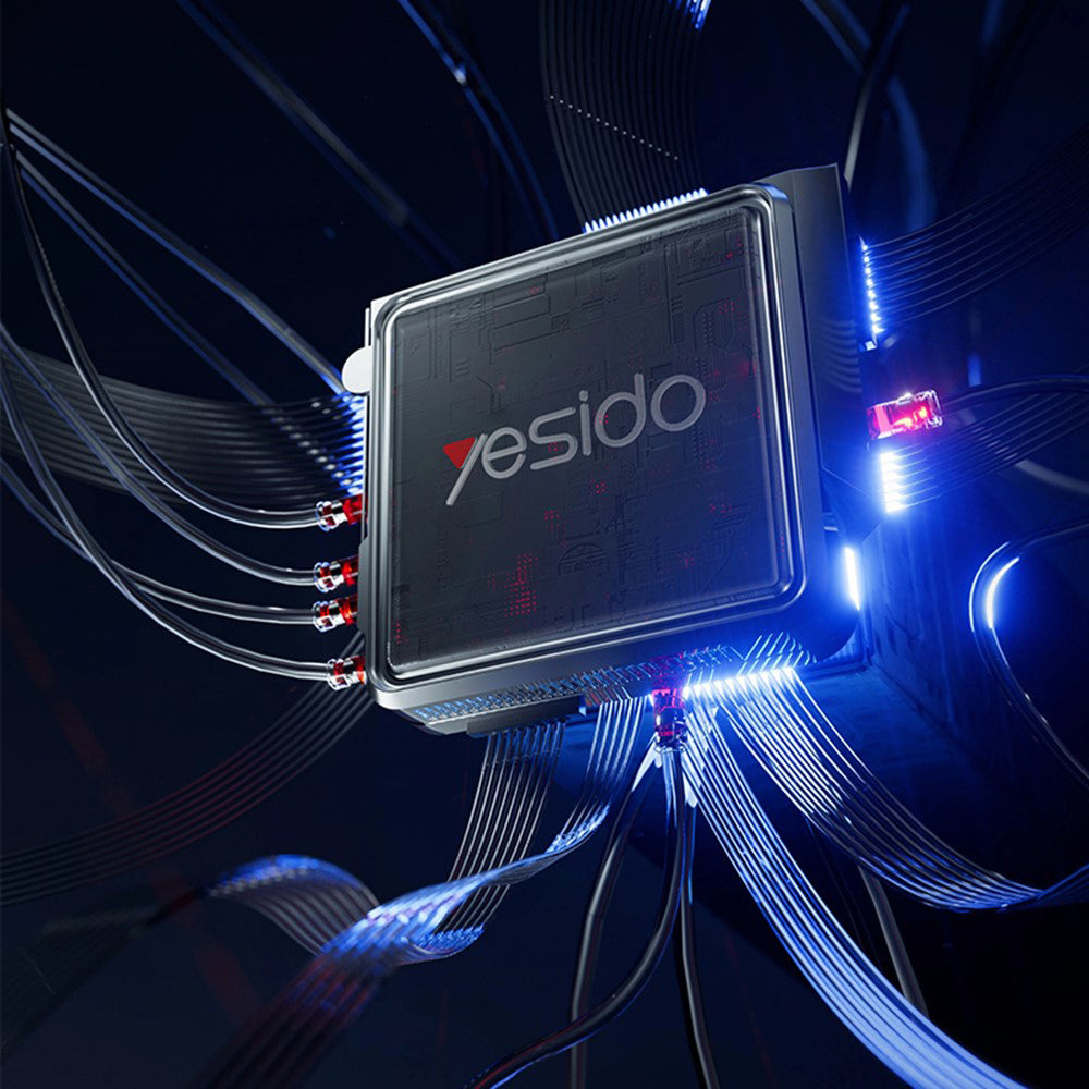 Hub USB-C Yesido HB23, 5в1, Сив