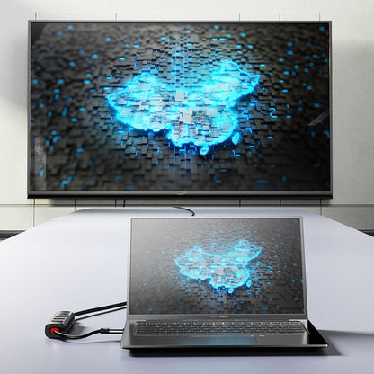 Hub USB-C Yesido HB24, 5в1, Сив