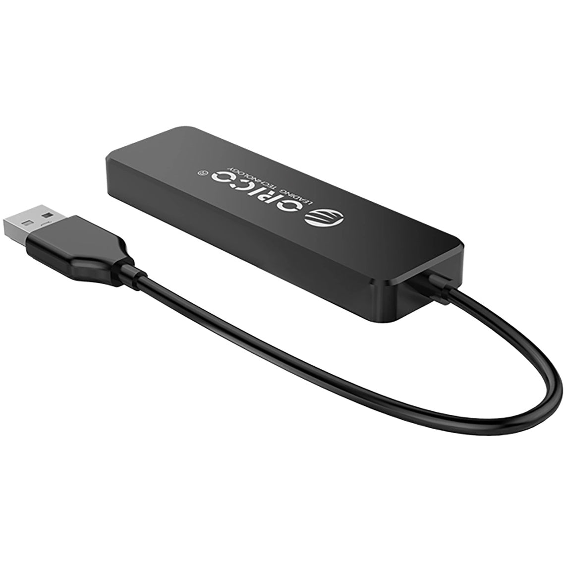 Hub USB Orico FL01, 4 x USB-A, Черен