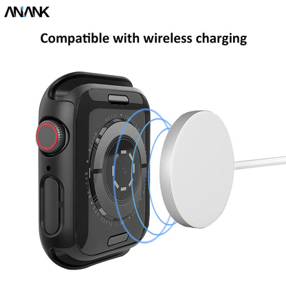 Калъф Anank Screen Guard за Apple Watch Series 7 41mm, Черен