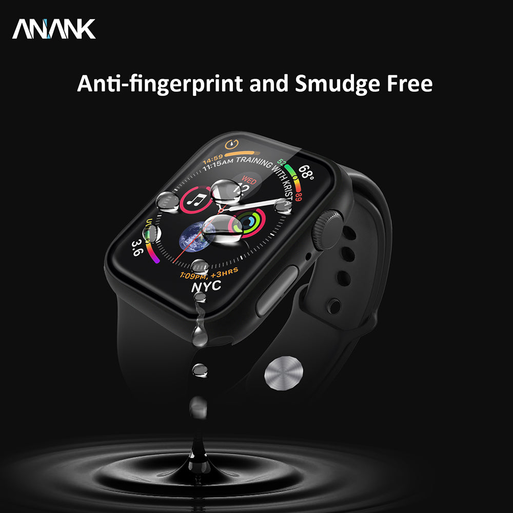 Калъф Anank Screen Guard за Apple Watch Series 7 41mm, Черен