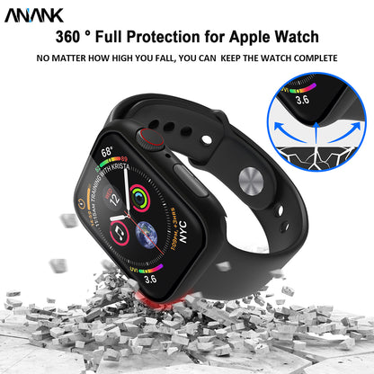 Калъф Anank Screen Guard за Apple Watch Series 7 41mm, Черен