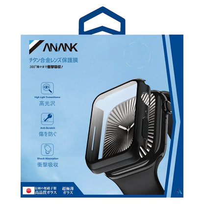 Калъф Anank Screen Guard за Apple Watch Series 7 41mm, Черен