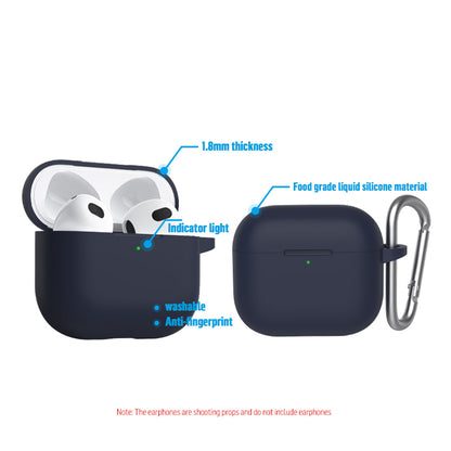 Blueo Liquid Case for Apple AirPods 3, Black
