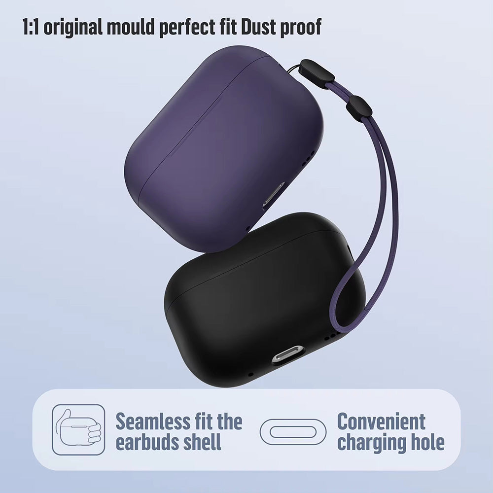 Blueo Liquid Case for Apple AirPods Pro 2, Navy Blue