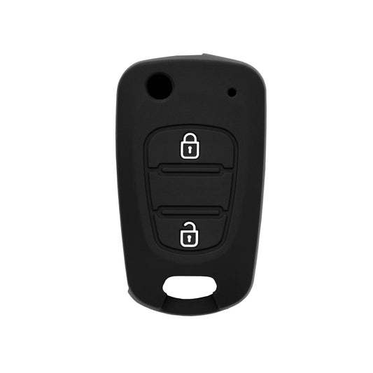 Калъф за автомобилни ключове Techsuit 2003.04 за Hyundai Elantra / Kia Picanto, Черен