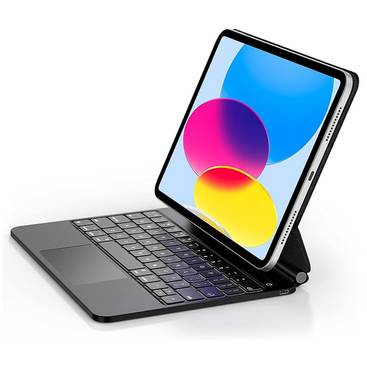 Калъф с клавиатура за Apple iPad (2025) / (2022), ESR, Rebound, Черен, Презапечатан